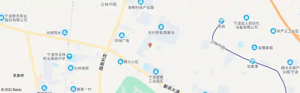 宁波杉立路_公交站地图_宁波公交_妙搜公交查询2025