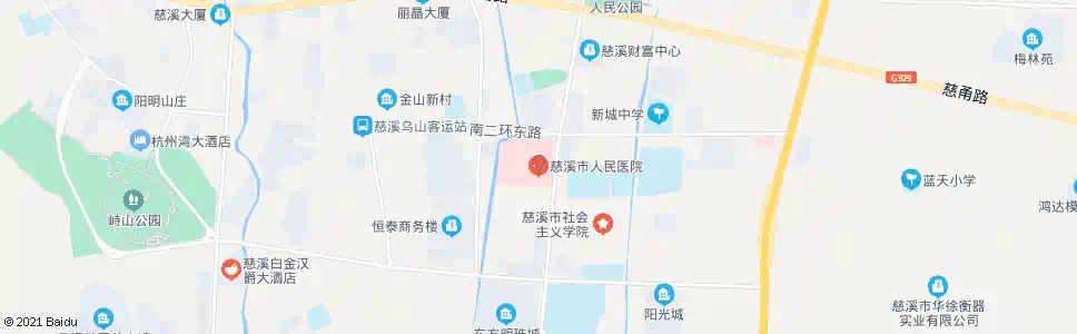 宁波慈溪人民医院_公交站地图_宁波公交_妙搜公交查询2025