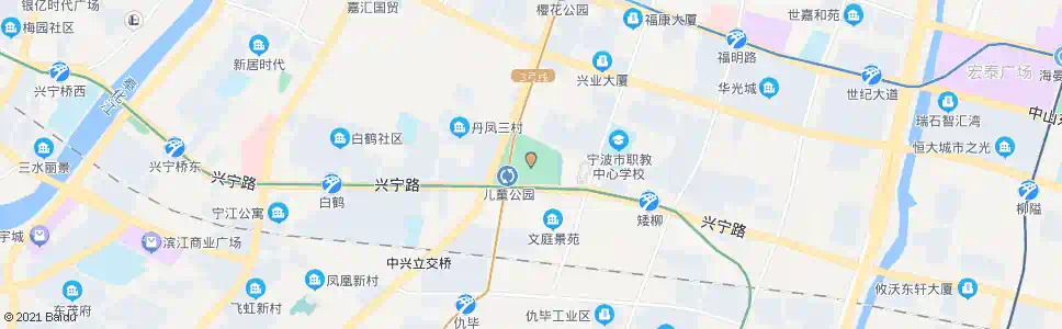 宁波儿童公园(桑田路)_公交站地图_宁波公交_妙搜公交查询2025