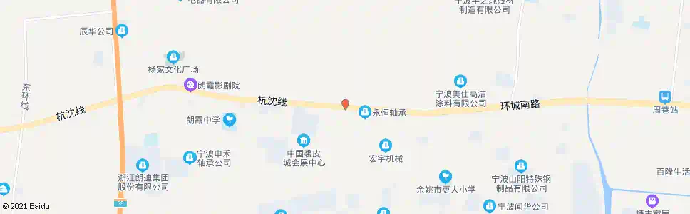 宁波干家路村_公交站地图_宁波公交_妙搜公交查询2025