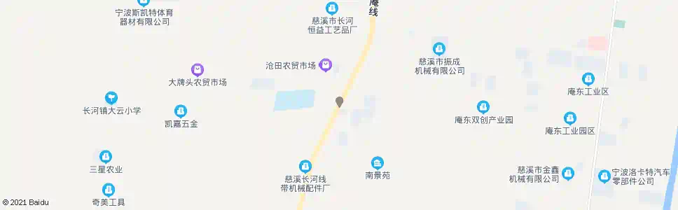 宁波沧田工业区_公交站地图_宁波公交_妙搜公交查询2025