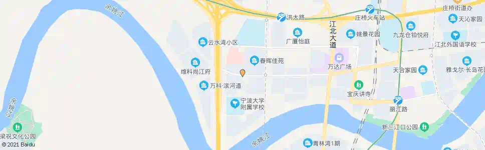 宁波云飞路祥北路口_公交站地图_宁波公交_妙搜公交查询2025