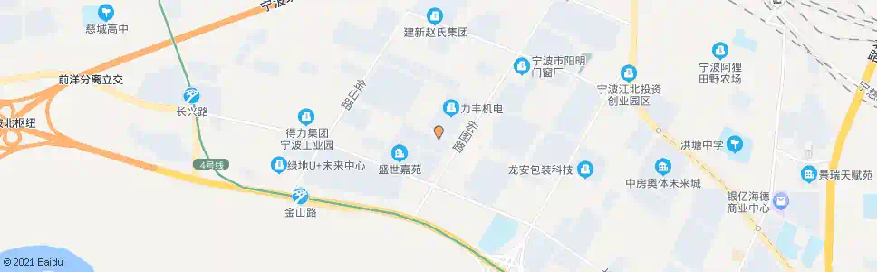 宁波长阳路姜湖路口_公交站地图_宁波公交_妙搜公交查询2025