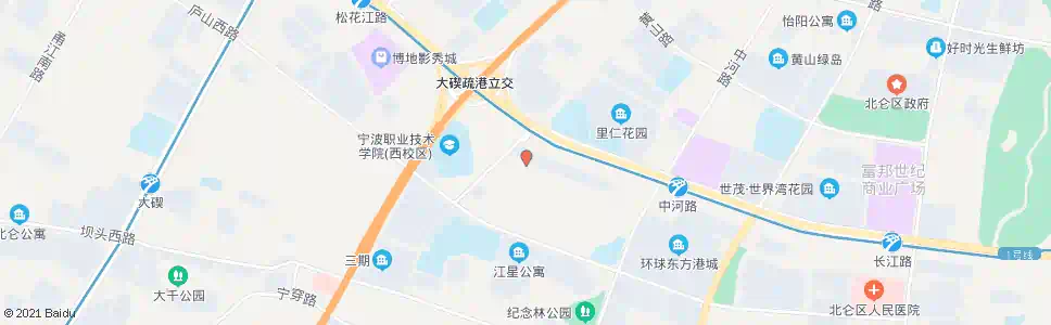 宁波宝山路新大路口_公交站地图_宁波公交_妙搜公交查询2025
