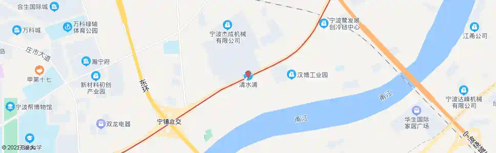 宁波清水浦站_公交站地图_宁波公交_妙搜公交查询2025