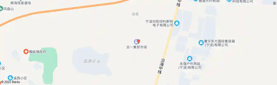 宁波合岙_公交站地图_宁波公交_妙搜公交查询2025