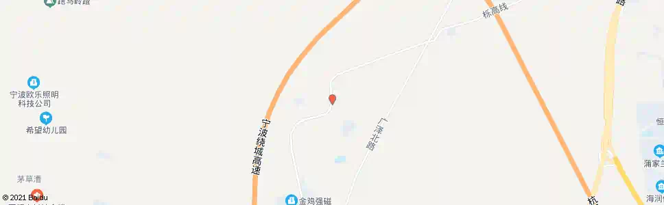 宁波白岳小学_公交站地图_宁波公交_妙搜公交查询2025