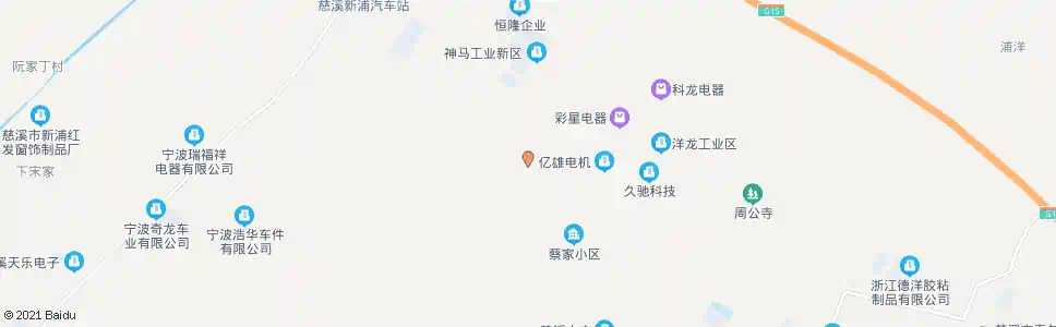 宁波余家路村_公交站地图_宁波公交_妙搜公交查询2025