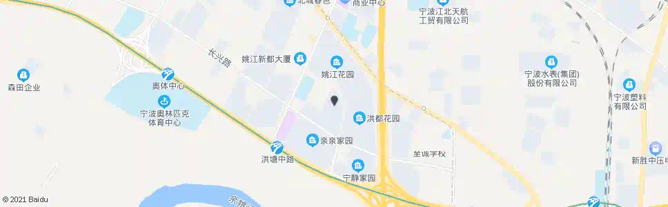 宁波奥林80(洪都花园)_公交站地图_宁波公交_妙搜公交查询2025