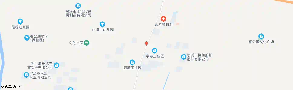 宁波崇寿大道_公交站地图_宁波公交_妙搜公交查询2025