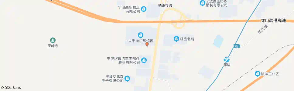 宁波灵峰山路富春江路口_公交站地图_宁波公交_妙搜公交查询2025