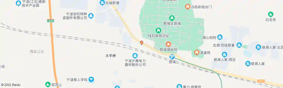 宁波慈城交警中队_公交站地图_宁波公交_妙搜公交查询2025