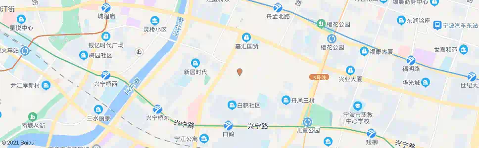 宁波荷花二村(市自来水公司)_公交站地图_宁波公交_妙搜公交查询2025