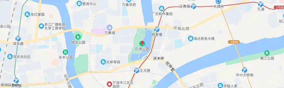 宁波日湖公园_公交站地图_宁波公交_妙搜公交查询2025