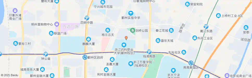 宁波医药学校生活区_公交站地图_宁波公交_妙搜公交查询2025