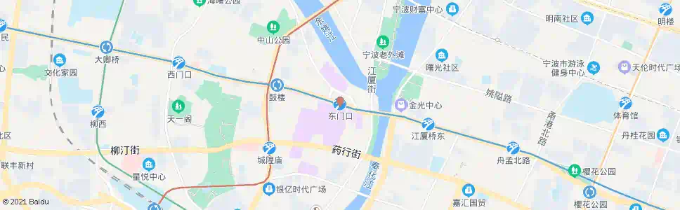 宁波东门口站_公交站地图_宁波公交_妙搜公交查询2025