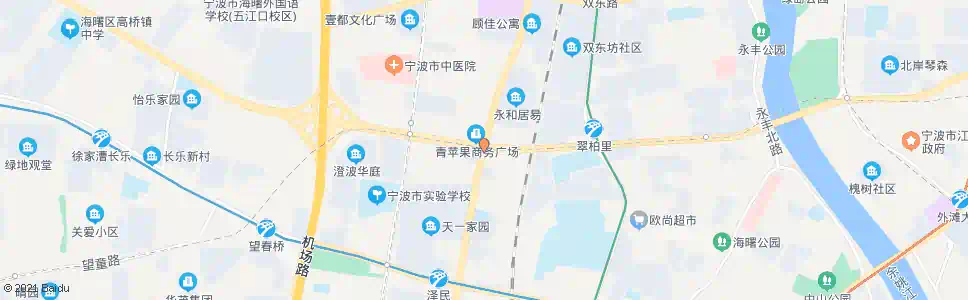 宁波通途路环城西路口_公交站地图_宁波公交_妙搜公交查询2025