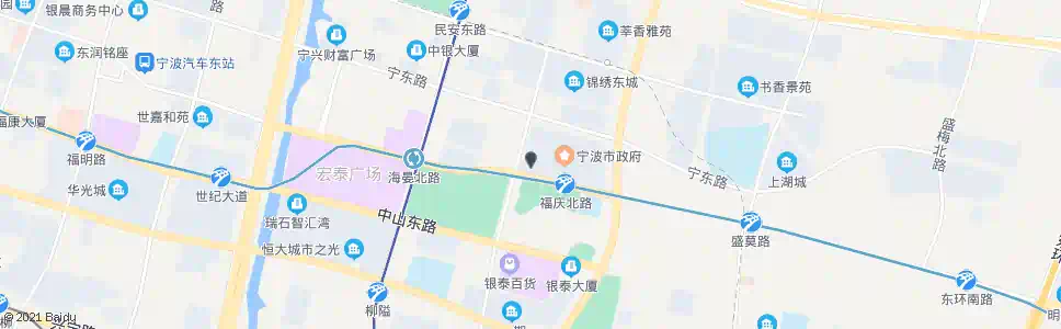 宁波市行政中心_公交站地图_宁波公交_妙搜公交查询2025