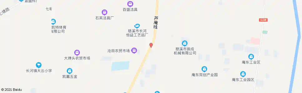 宁波沧田_公交站地图_宁波公交_妙搜公交查询2025