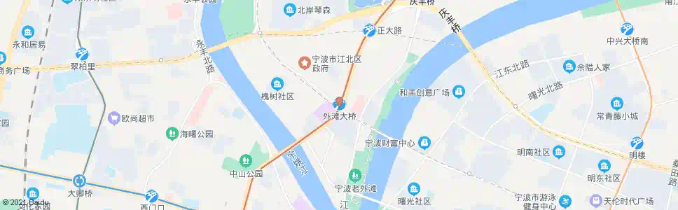宁波外滩大桥站_公交站地图_宁波公交_妙搜公交查询2025