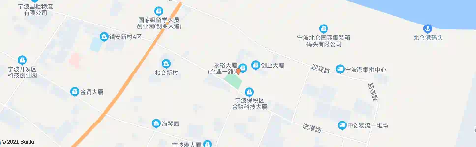 宁波出口加工区_公交站地图_宁波公交_妙搜公交查询2025