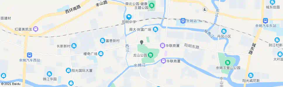 宁波阳明公园_公交站地图_宁波公交_妙搜公交查询2025