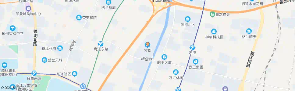 宁波紫郡小区_公交站地图_宁波公交_妙搜公交查询2025