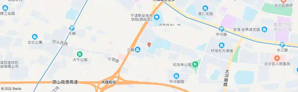 宁波明港中学_公交站地图_宁波公交_妙搜公交查询2025