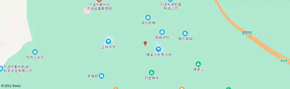 宁波横溪中小小学_公交站地图_宁波公交_妙搜公交查询2025