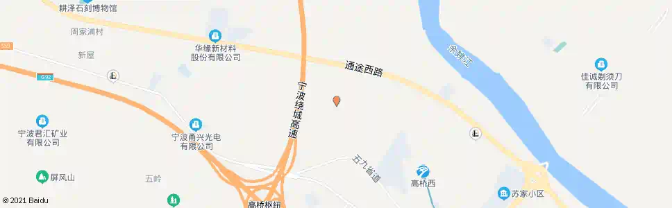 宁波大堰斗_公交站地图_宁波公交_妙搜公交查询2025