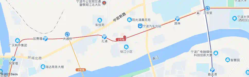 宁波怡江新村_公交站地图_宁波公交_妙搜公交查询2025