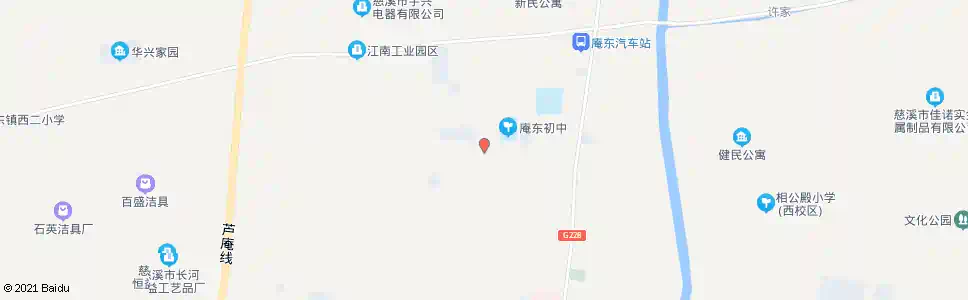 宁波庵东镇政府_公交站地图_宁波公交_妙搜公交查询2025