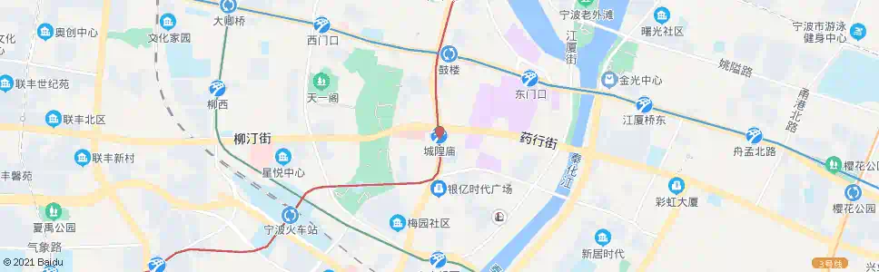 宁波城隍庙_公交站地图_宁波公交_妙搜公交查询2025
