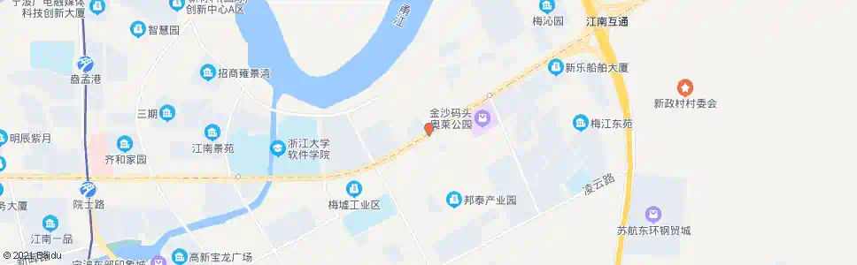 宁波江南路新梅路口_公交站地图_宁波公交_妙搜公交查询2025