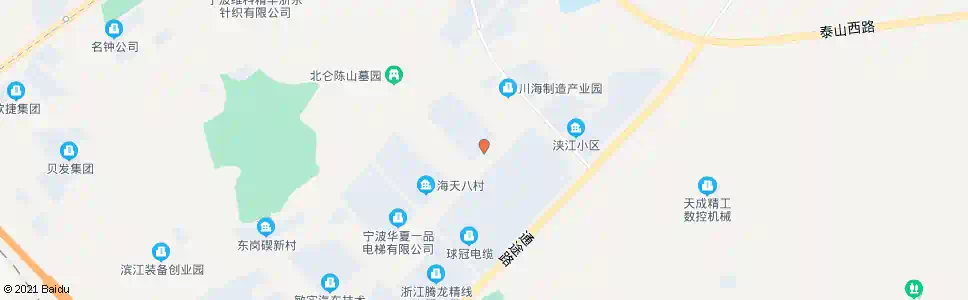宁波海天五村_公交站地图_宁波公交_妙搜公交查询2025