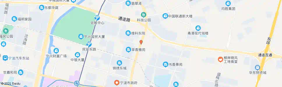 宁波福庆北路会展路口_公交站地图_宁波公交_妙搜公交查询2025