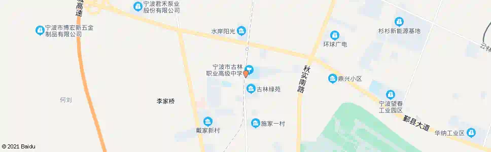 宁波鄞州艺术学校_公交站地图_宁波公交_妙搜公交查询2025