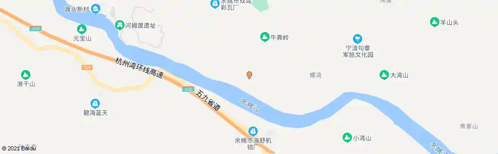 宁波芒滩_公交站地图_宁波公交_妙搜公交查询2025