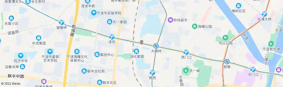 宁波中山西路文化路口_公交站地图_宁波公交_妙搜公交查询2025