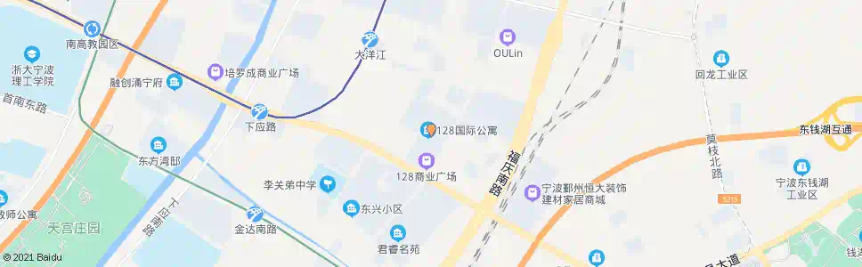 宁波创新128园区_公交站地图_宁波公交_妙搜公交查询2025