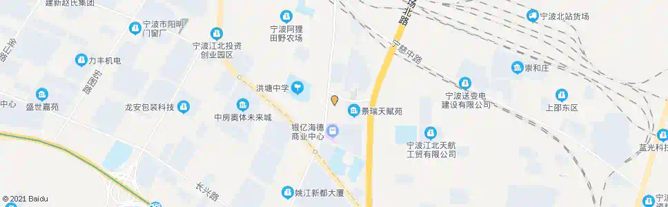 宁波洪塘街道办事处_公交站地图_宁波公交_妙搜公交查询2025