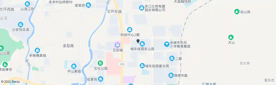 宁波安山苑_公交站地图_宁波公交_妙搜公交查询2025