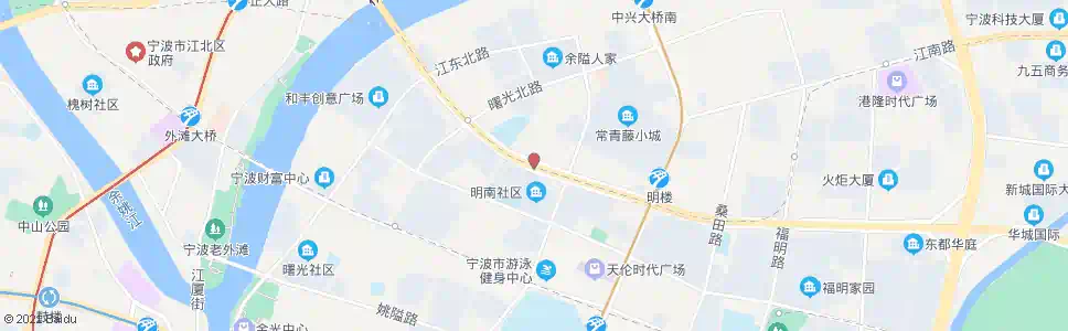 宁波明楼新村_公交站地图_宁波公交_妙搜公交查询2025