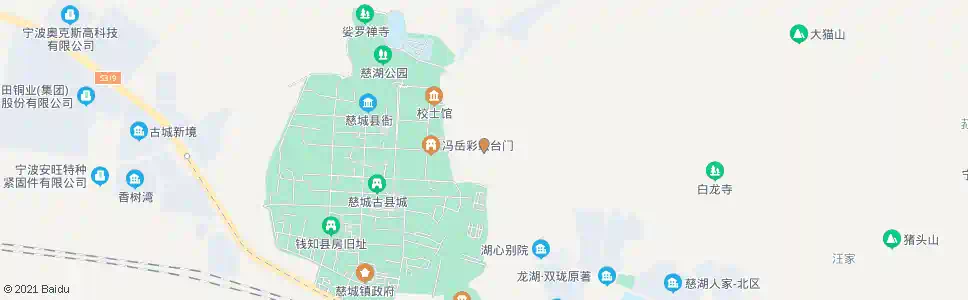 宁波东山村_公交站地图_宁波公交_妙搜公交查询2025