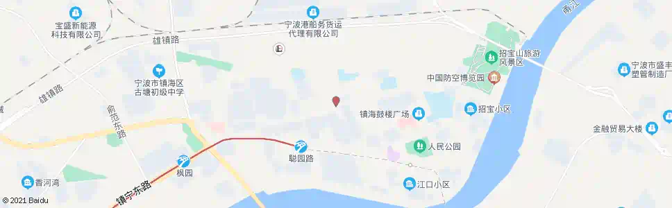 宁波镇海自来水公司_公交站地图_宁波公交_妙搜公交查询2025