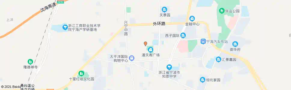 宁波潘天寿公园_公交站地图_宁波公交_妙搜公交查询2025