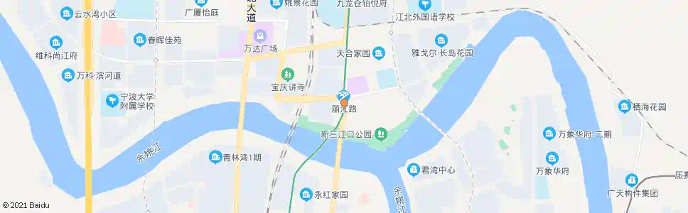 宁波华辰大桥北_公交站地图_宁波公交_妙搜公交查询2025