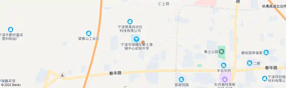 宁波公交集士港站_公交站地图_宁波公交_妙搜公交查询2025