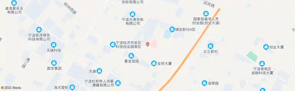 宁波北仑中医院西_公交站地图_宁波公交_妙搜公交查询2025