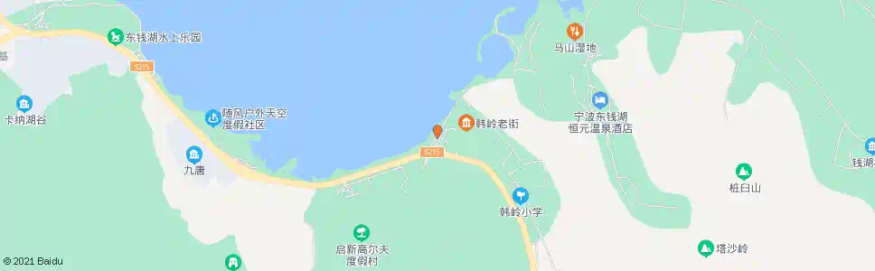 宁波韩岭村_公交站地图_宁波公交_妙搜公交查询2025